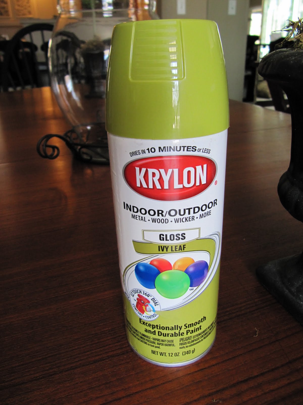 Sew Many Ways... Spray Painting a Topiary...