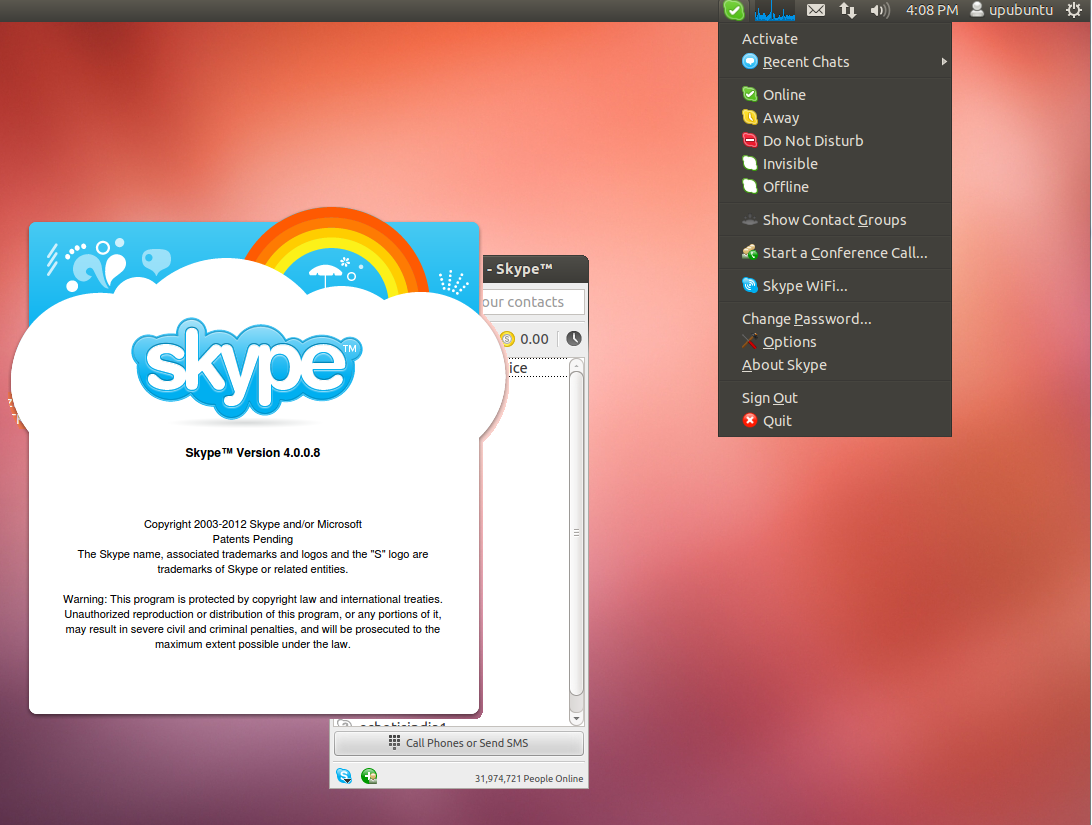 An Older Version Of Skype