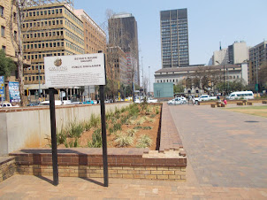 Beyers Naude  Square in Johannesburg CBD.