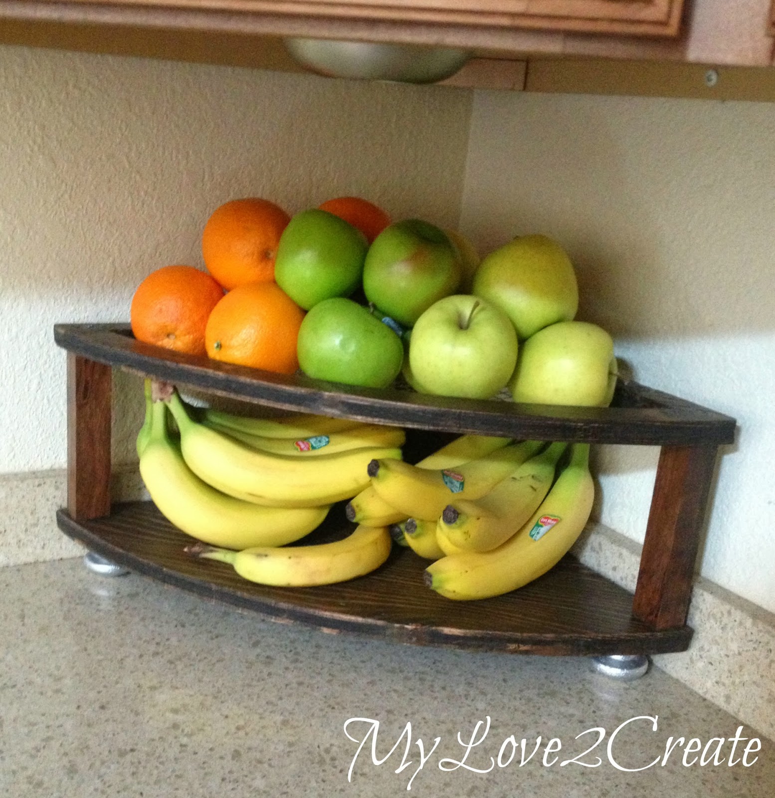 DIY Corner Fruit Tower My Love 2 Create