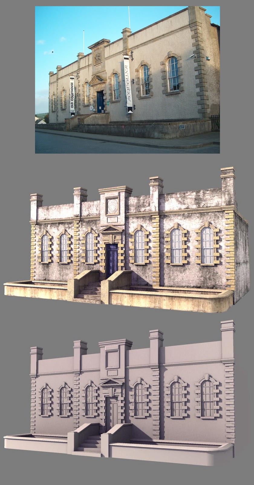 Nattakorn Wongsathitdee Nat 3D: Violet Town buildings, item and props