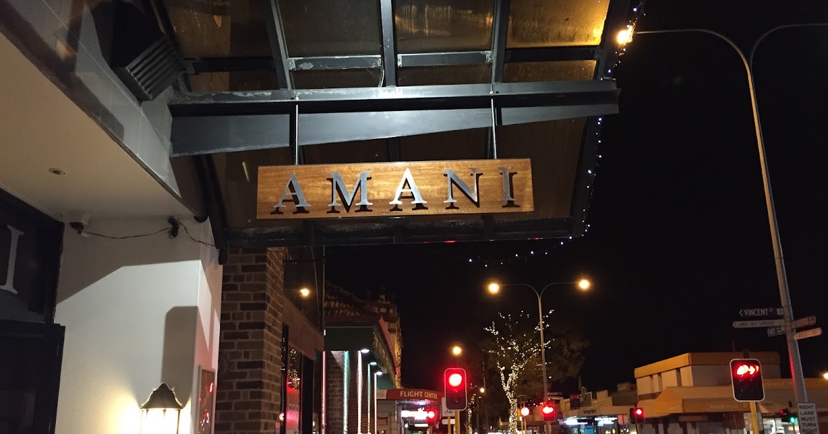 Small Bar Experience Amani Bar & Kitchen Oxford Street, Leederville