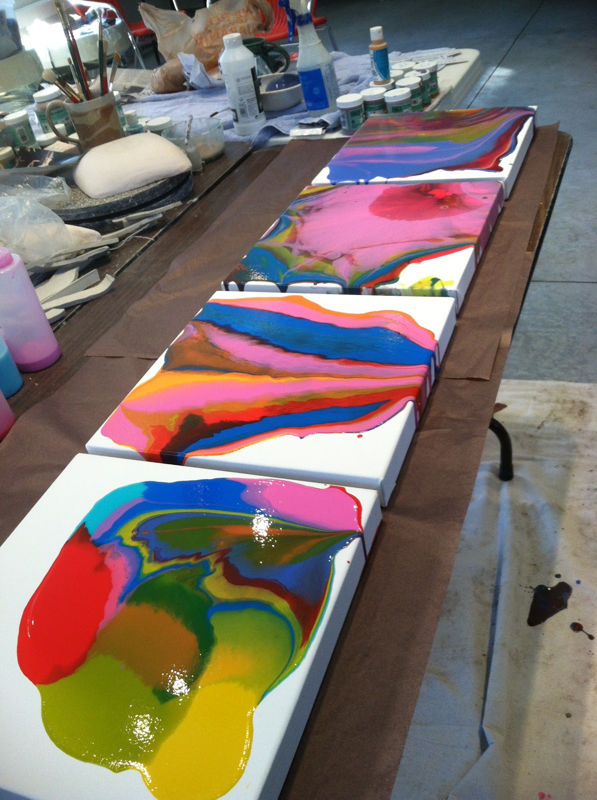 Kelly Thiel Studio » Painting Tutorial Liquitex Pouring Medium