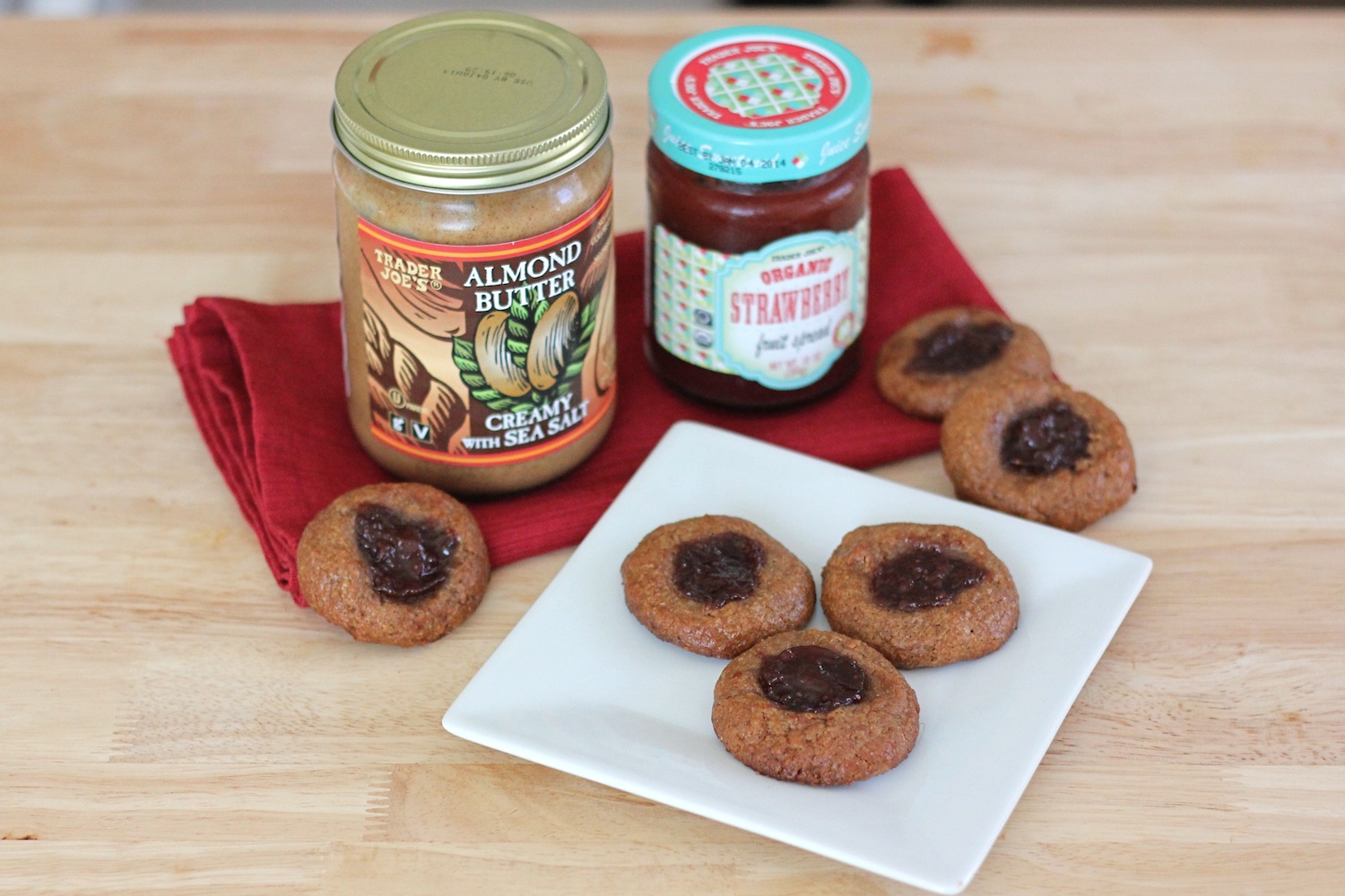 The Lucky Penny Blog Almond Butter and Jelly Cookies! GlutenFree!