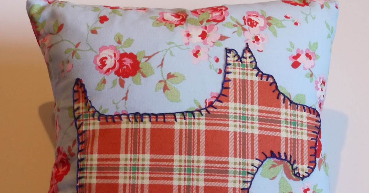 Heron's Crafts Scottie Dog Cushion Tutorial
