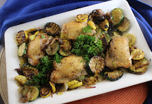 Braised Chicken with Caramelized Summer Squash