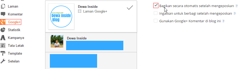 Laman Google+ Laman Google+