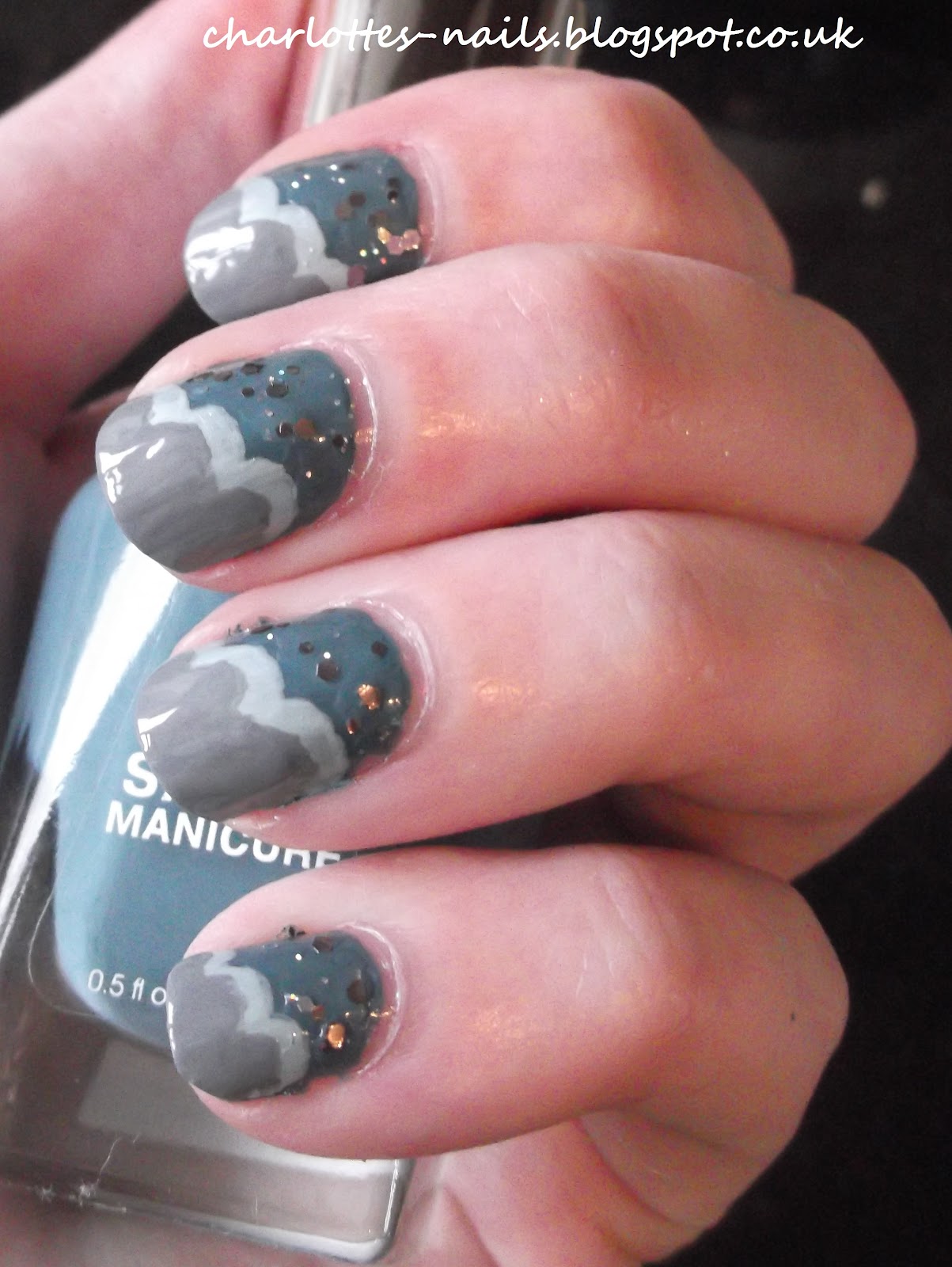 CharlottesNails April Showers Challenge April Showers