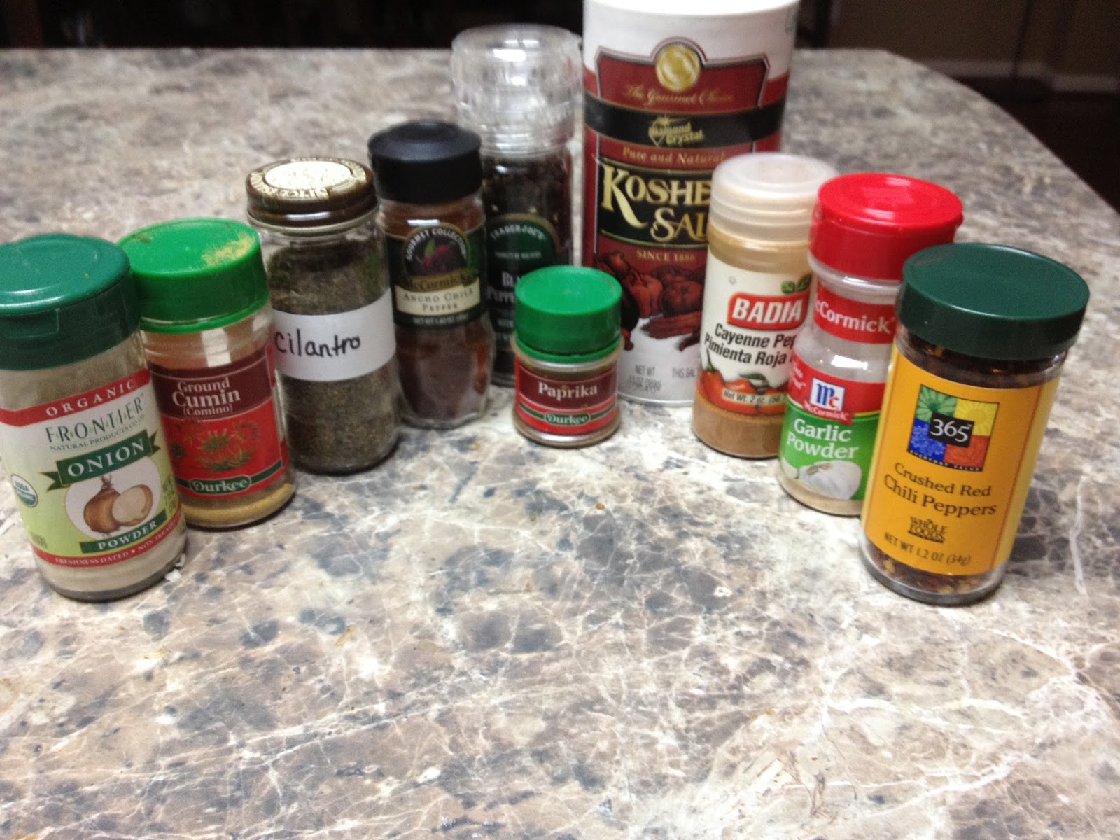 Take Me the Way I Am recipe of the week taco seasoning and a couple