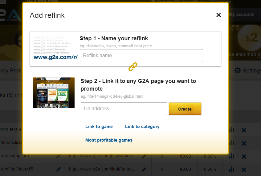 make money with g2a goldmine program step by step to earn 100 day
