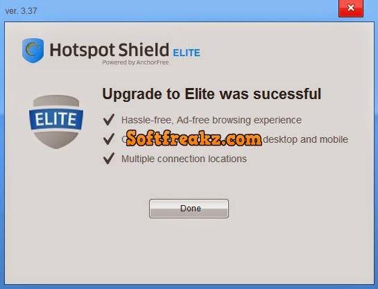 Hotspot Shield Elite 3.37 Screen 2