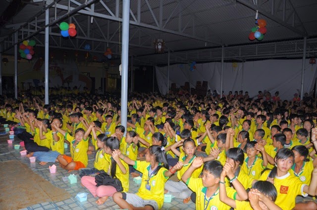 chùa hoa khai,khóa tu mùa hè,đăk nông,thắp nến,tri ân
