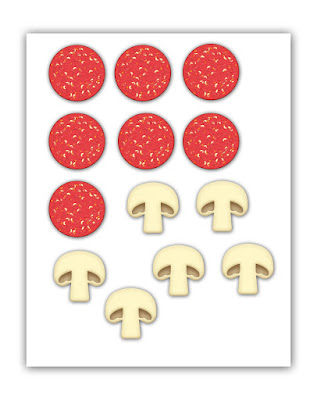 Refreshing image inside printable pizza toppings Clever image in printable pizza toppings