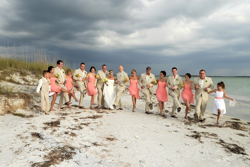 Professional Wedding Photography in Minneapolis Honeymoon Island State Park Wedding