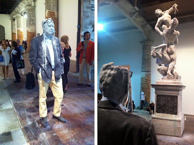 Wax sculptures by Urs Fischer