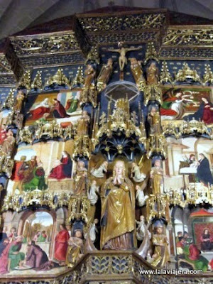 Retablo de Ntra Sra de la Asunción, obra maestra del renacimiento Colegiata Bolea, Retablo Mayor