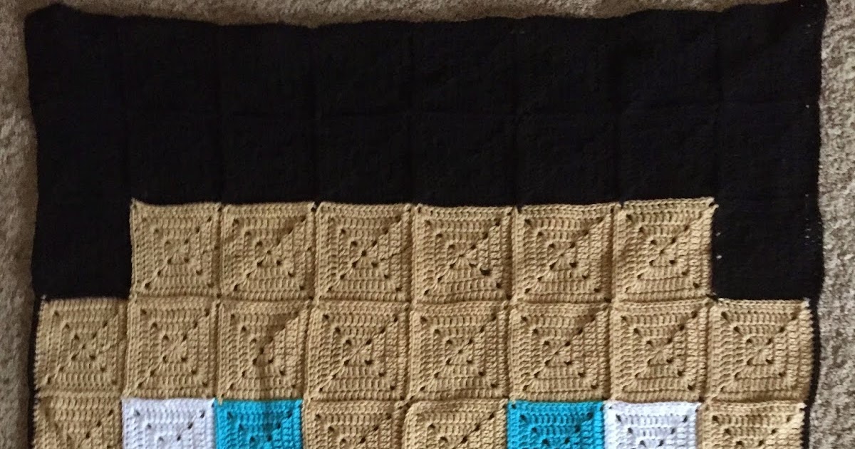 A Hook in Time Steve Minecraftinspired Blanket