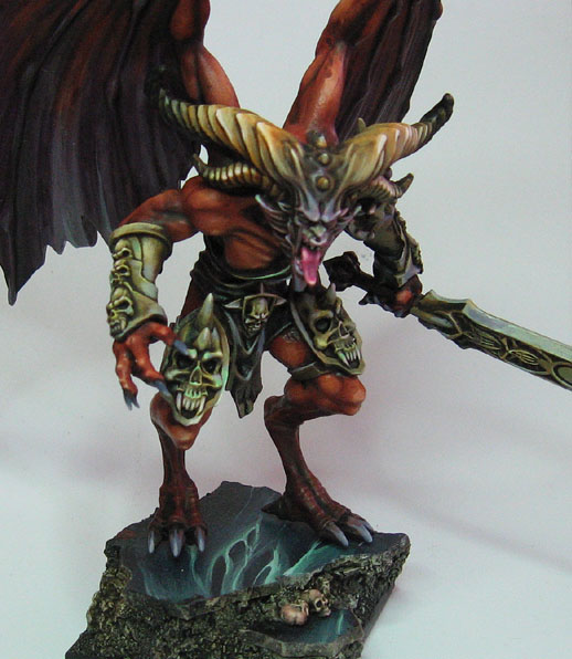 James Wappel Miniature Painting Glazing and tinting the Demon