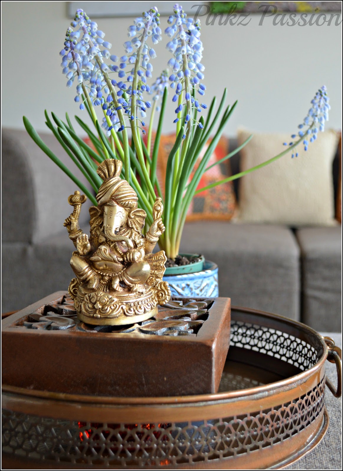 Pinkz Passion Desi Twists on Coffee Table