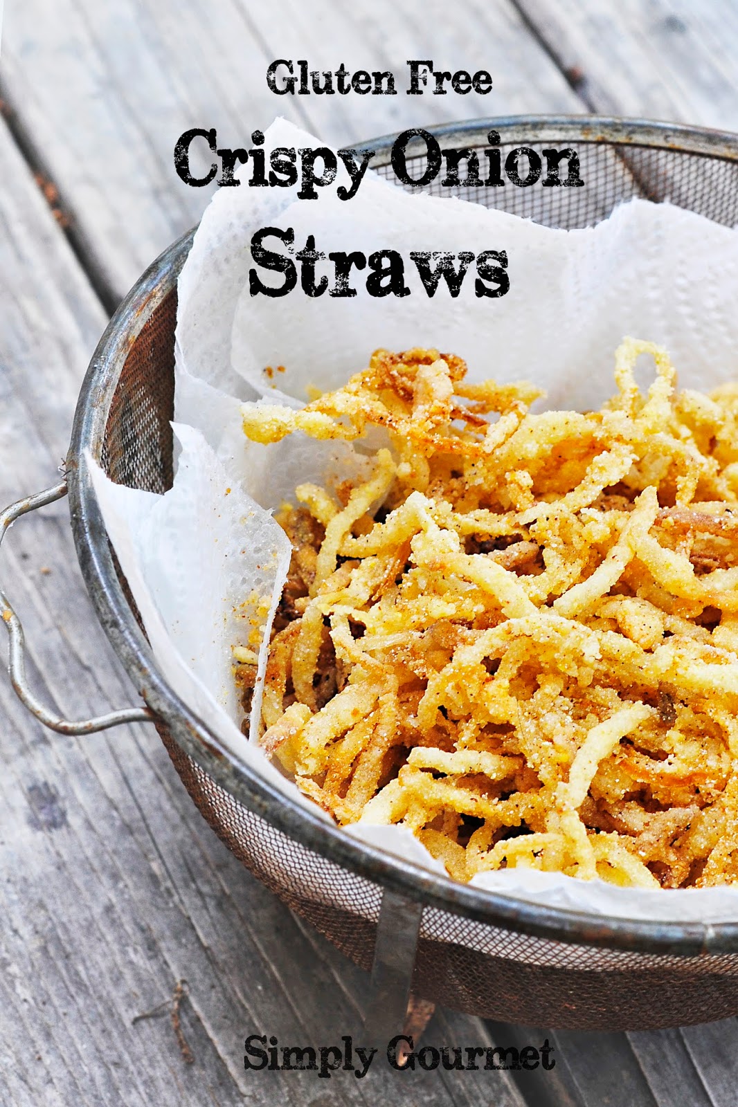 Simply Gourmet Crispy Onion Straws gluten free