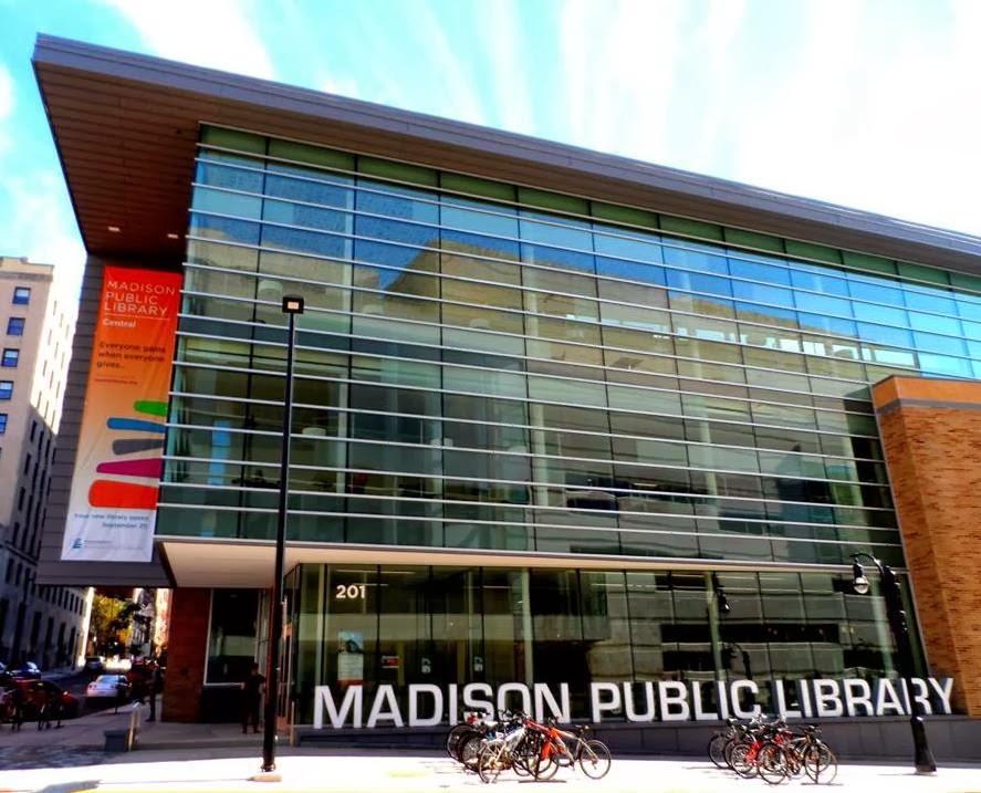 Travel With A Beer The Central Library in Madison is a work of art!