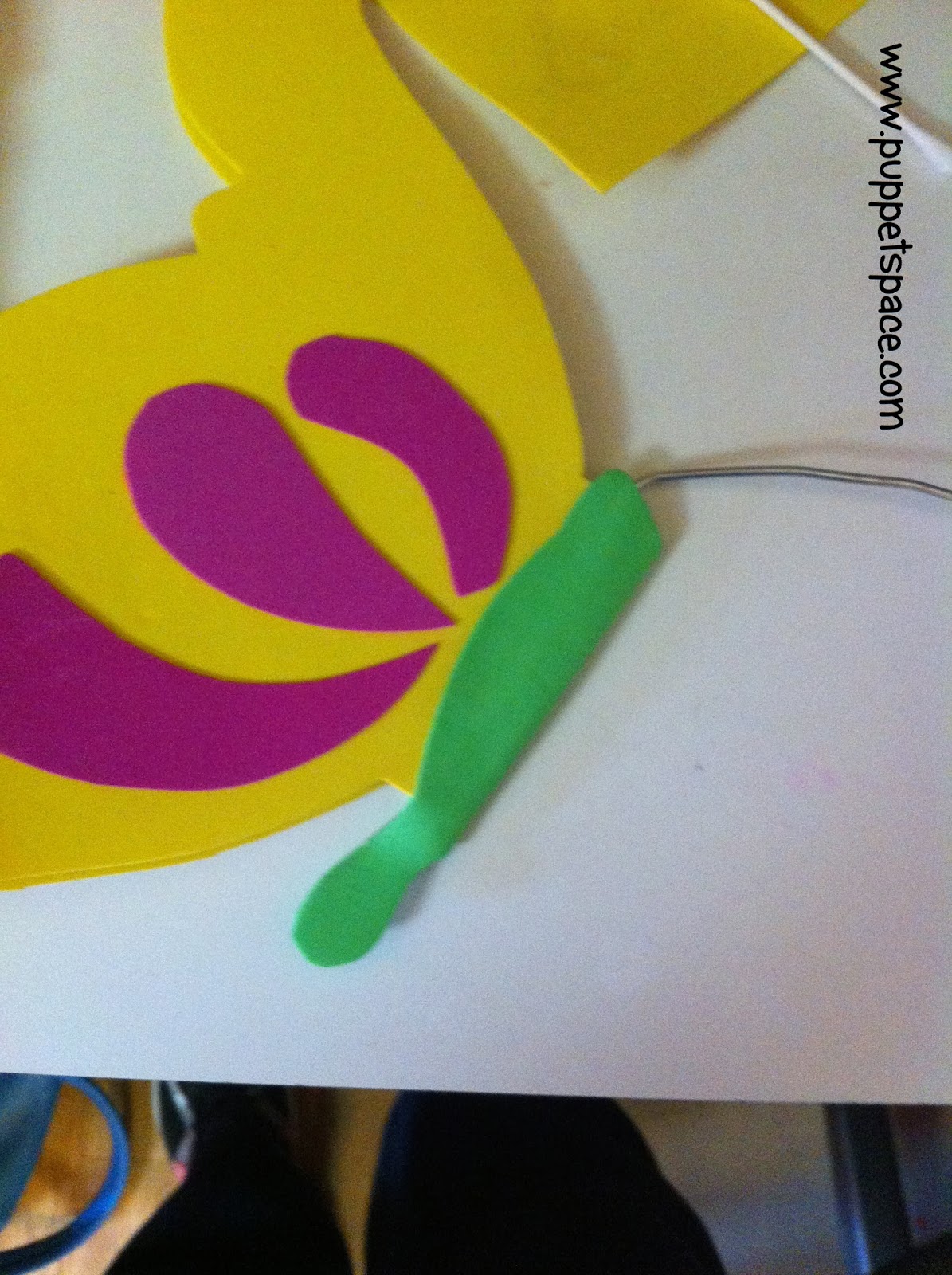 Making a Prop StepbyStep Make a flapping butterfly