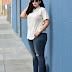 Frayed skinny jeans - perfect blend of casual
