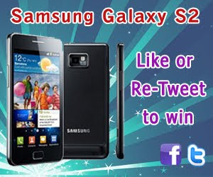 Facebook Like or re-tweet Contest To Win Samsung Galaxy S2