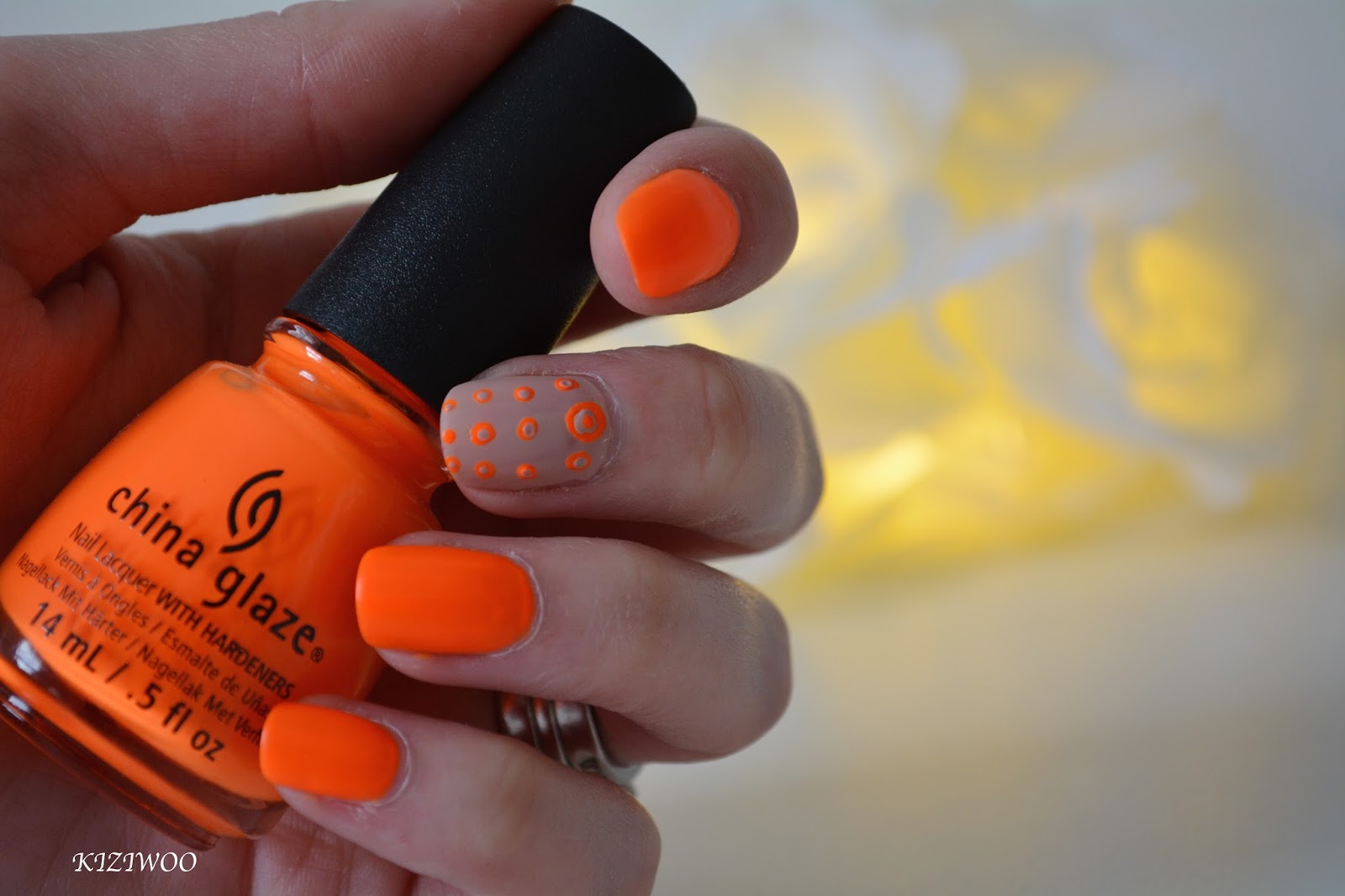 China Glaze 'Orange Knockout' KIZIWOO