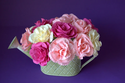 crepe paper flowers