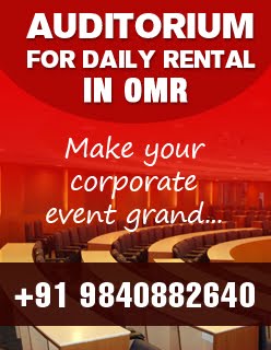 Auditorium for daily rental in OMR, Chennai