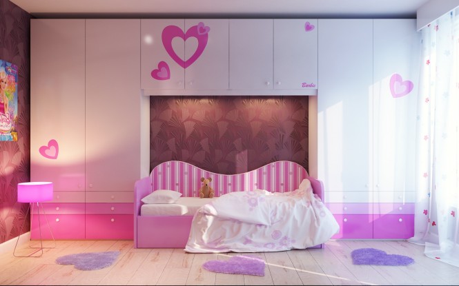Diseño de interiores & arquitectura: habitaciones de chicas lindas