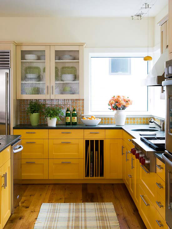 My Home Design Traditional Kitchen Design Ideas 2011 With Yellow