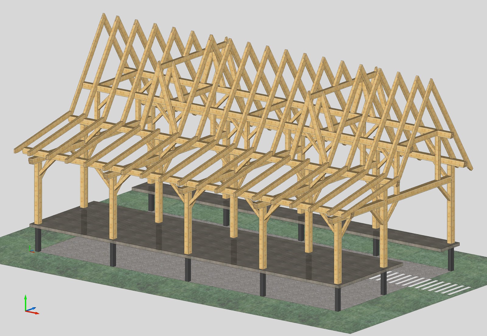 Timber Frame Design Six Flags NJ Timber Frames