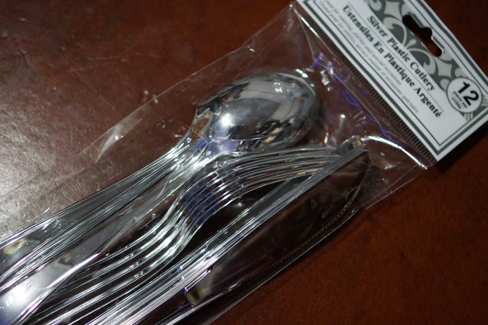 Gray Cat Vintage Using Plastic Utensils at a Wedding