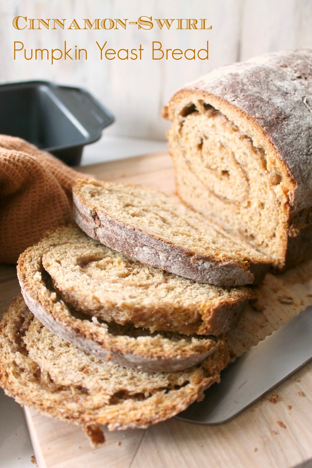 The Kitchen Prep CinnamonSwirl Pumpkin Yeast Bread