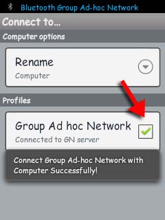android bluetooth ad-hoc network