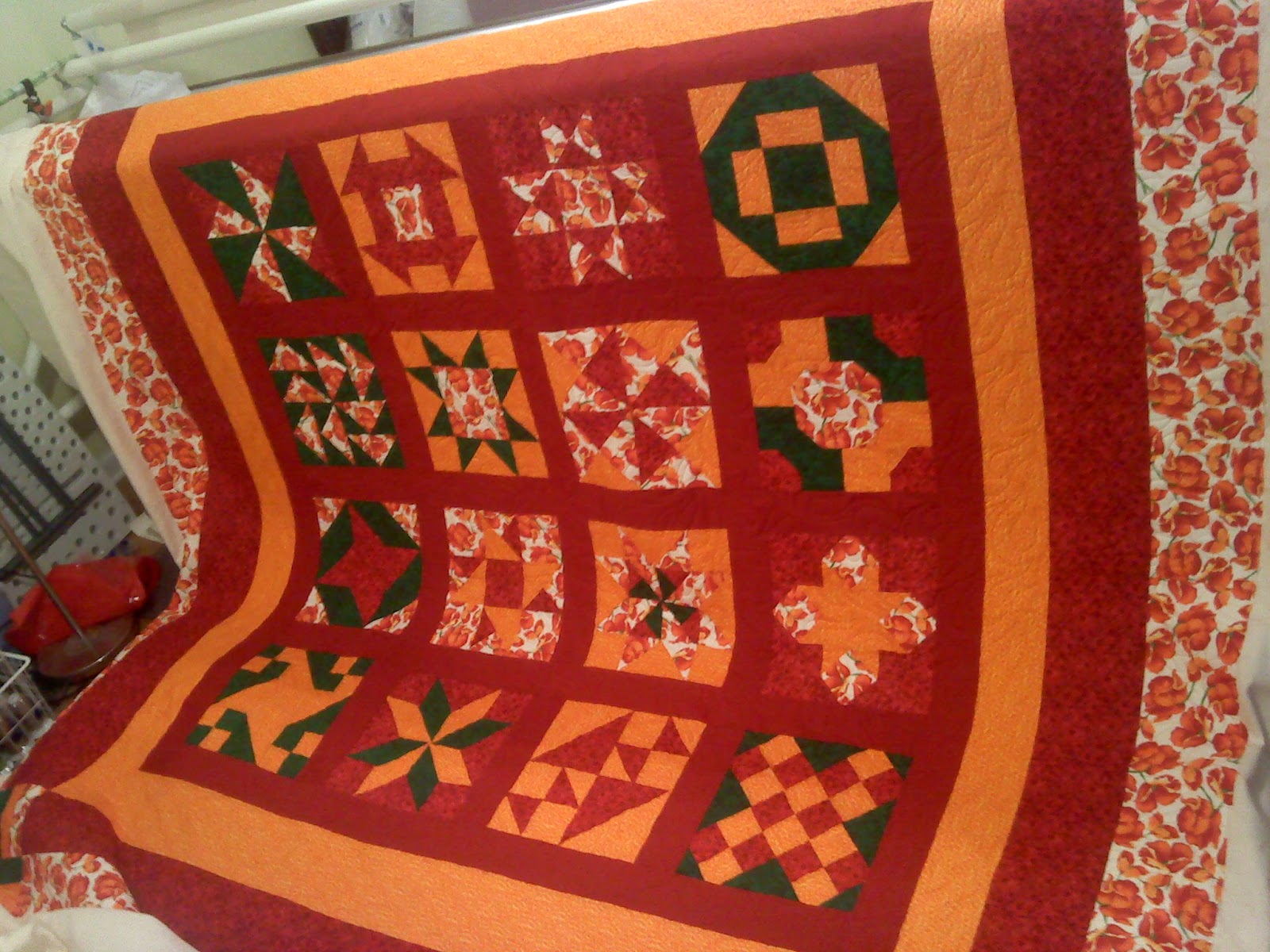 Monica Gum's Pieceful Times Quilting Company Cool Sampler Quilts made