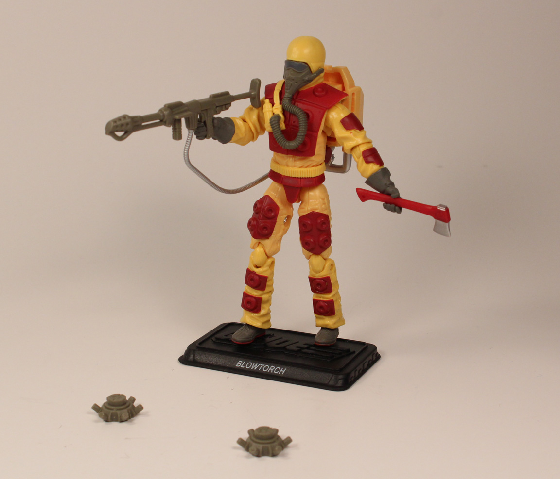 Blowtorch Flamethrower G.I JOE COBRA 25th Anniversary MOC Comic #2