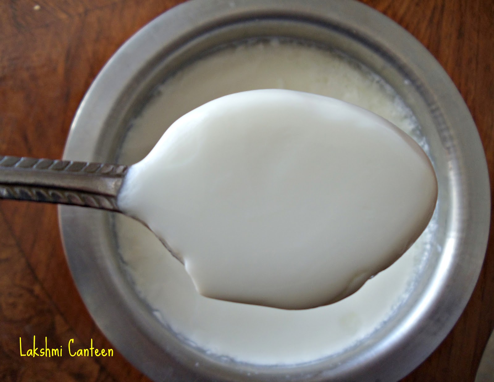 Lakshmi Canteen How to make Yogurt (Curd)?