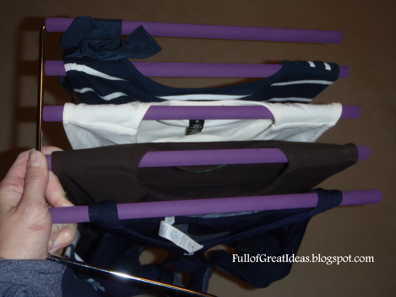 Full of Great Ideas Multiple Pant Hangers Save space by hanging