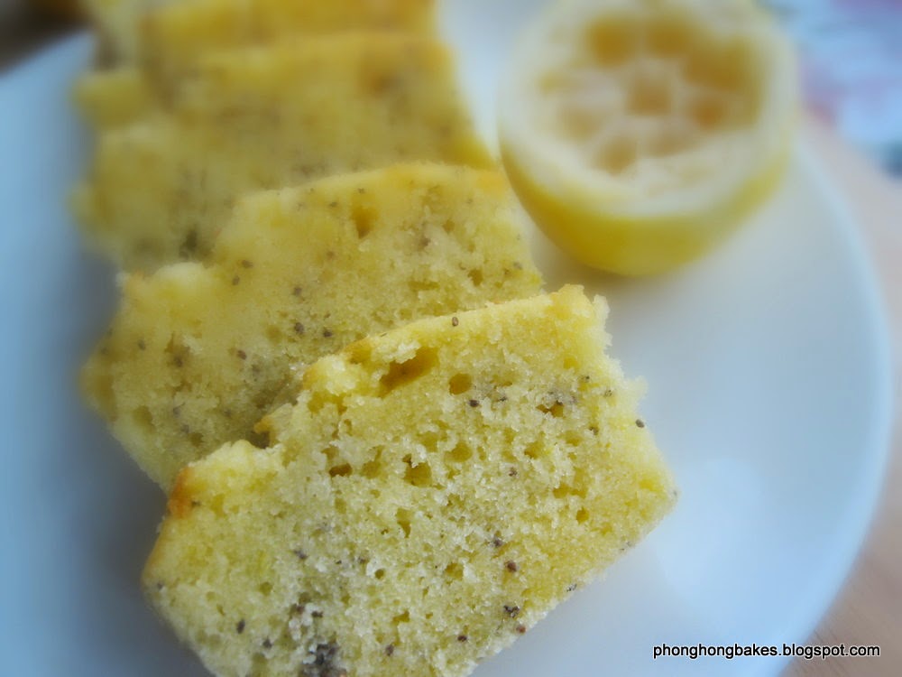 Phong Hong Bakes and Cooks! Lemon Chia Seed Cake