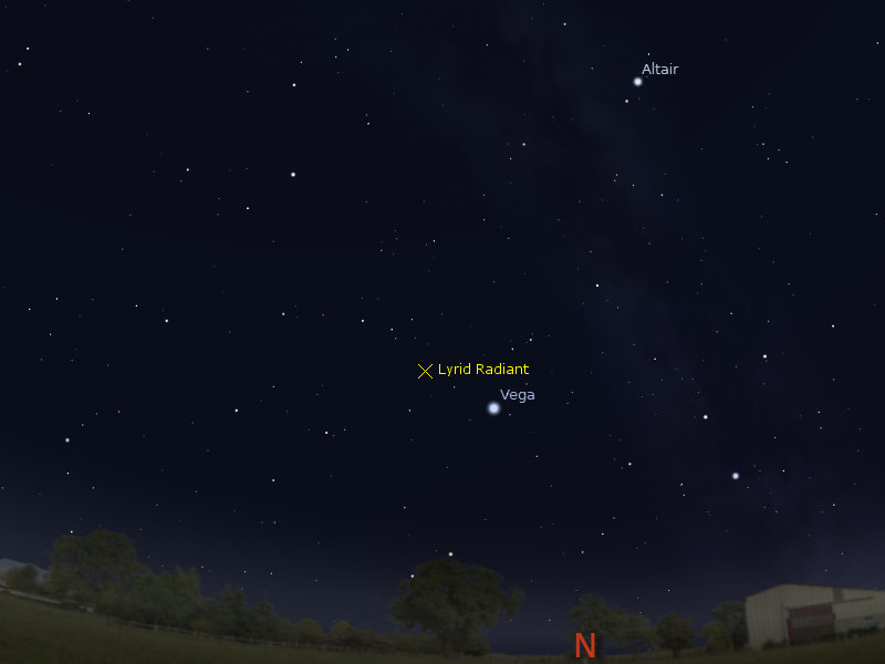 Astroblog The 2014 Australian Lyrid Meteor Shower, Morning 23 April
