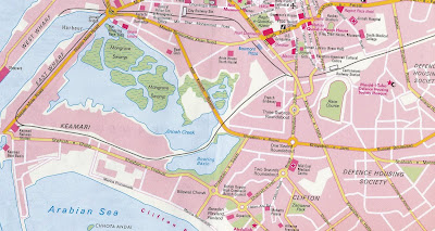 current Karachi map