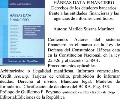 LIBRO HÁBEAS DATA FINANCIERO