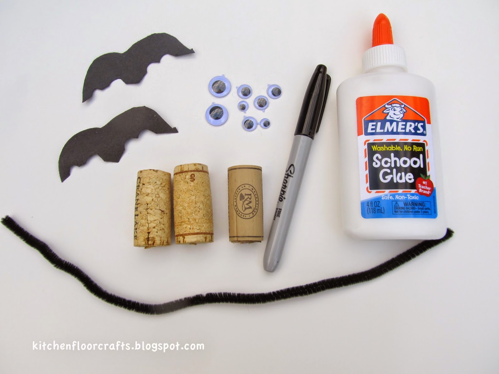 Kitchen Floor Crafts Cork Bats