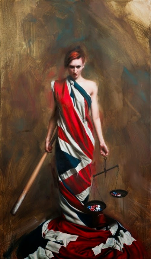As pinturas hiper-realistas com estilo clássico e temas modernos de Mitch Griffiths Mitch Griffiths pinturas hiper-realistas estilos clássicos com temas modernos crítica social