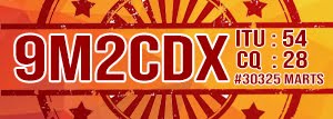 9M2CDX | DX Contest Experiment