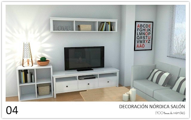 100 tonos de verde}: noviembre 2015 Muebles haya y blanco