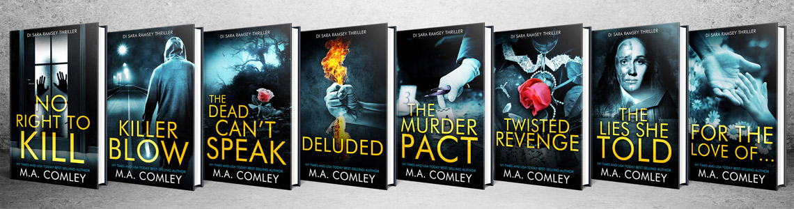 M A Comley, New York Times and USA Today Bestselling Author